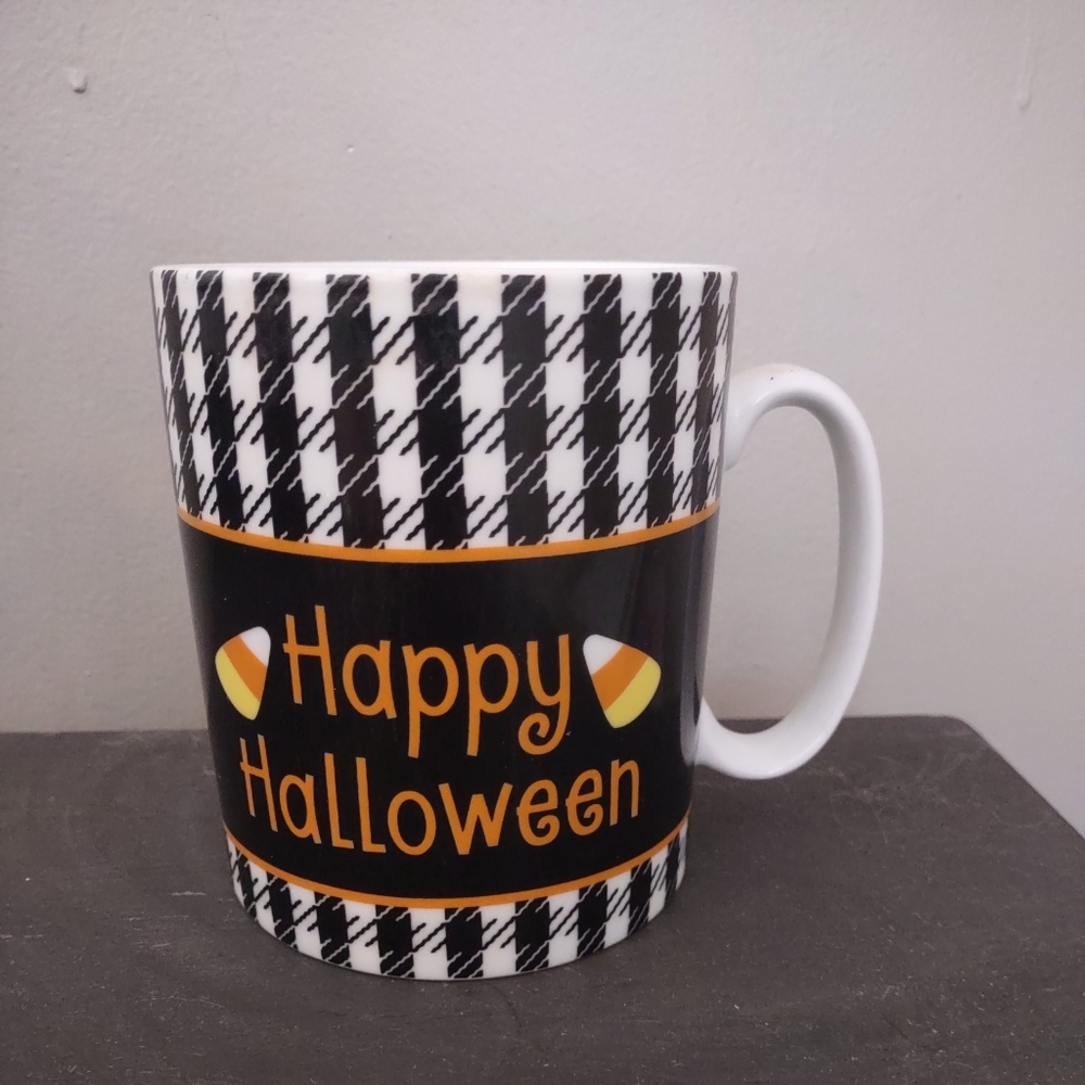 Halloween Mug Brother Sister Design Studio Large Oversized black white fall cup